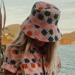 Saylor Lidya Hat Retro Floral One Size
